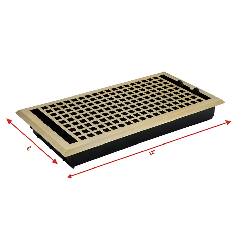 Geometrical Floor Register