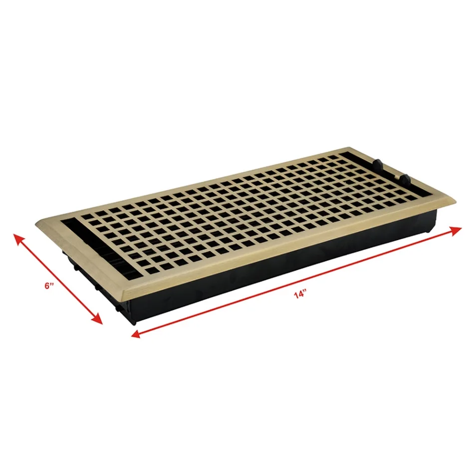 Geometrical Floor Register